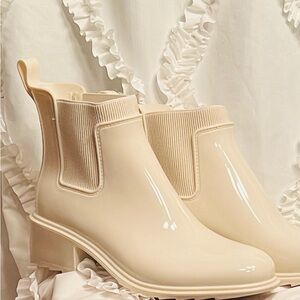 a new day Cream Heeled Boots